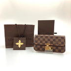 Louis Vuitton Damier Portefeuille Ascot Long Wallet Brown — view 9
