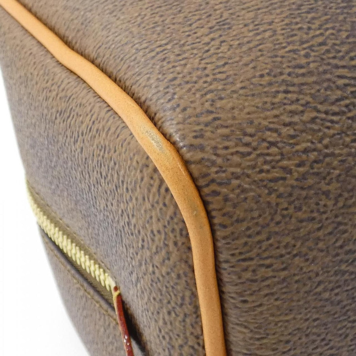 Louis Vuitton Monogram Locker Dopp Kit Pouch Brown Marron — view 3