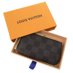 Louis Vuitton Pochette Cles Damier Graphite Black Coin Case 1091 — view 2