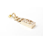 Chanel Swing Earrings CC Mark Coco Rhinestone Chien Pan — view 3