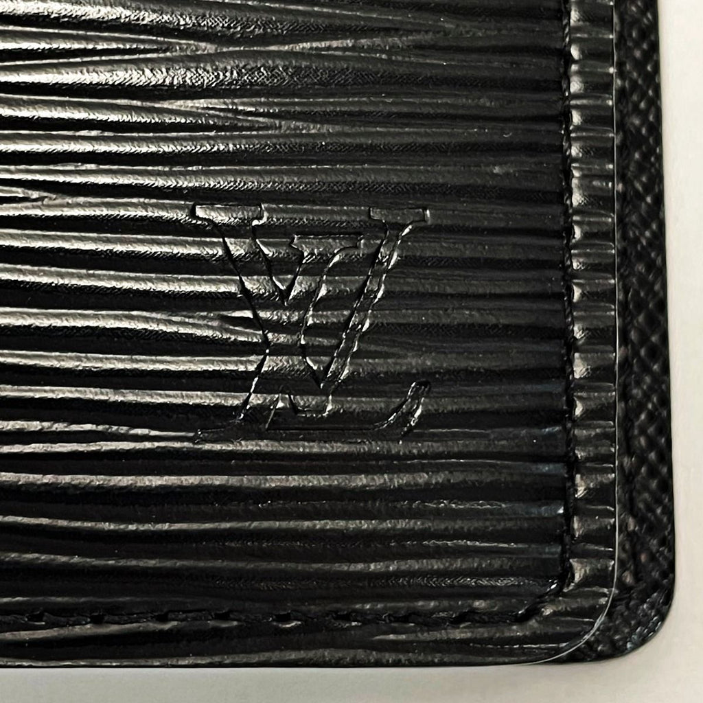 Louis Vuitton Epi Agenda PM Black Notebook Cover Gold Hardware — view 4