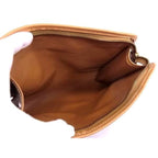 Celine Clutch Bag Macadam Pattern M12 Brown Leather — view 5