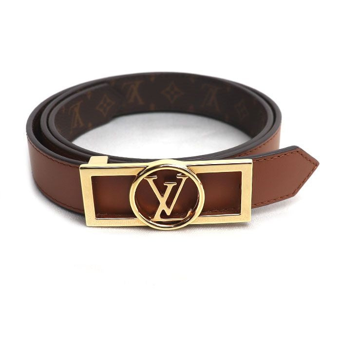 Louis Vuitton Dauphine Reversible Belt Monogram Brown