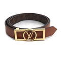 Louis Vuitton Dauphine Reversible Belt Monogram Brown