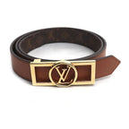Louis Vuitton Dauphine Reversible Belt Monogram Brown