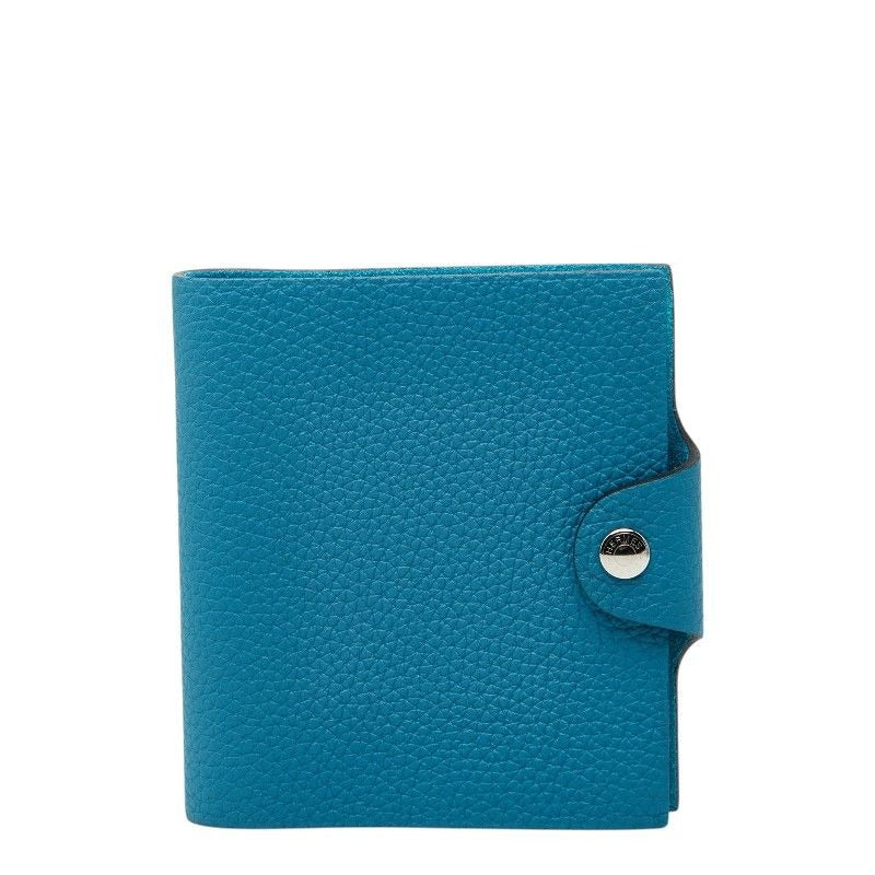 Hermes Ulysse PM Notebook Cover System with Refill Blue Jean Silver Togo Agenda