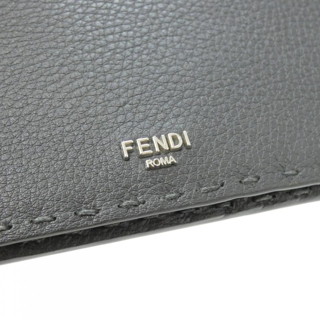 Fendi Selleria Wallet Silver Asfalto — view 3