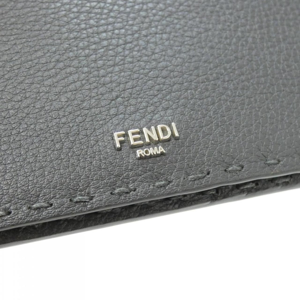 Fendi Selleria Wallet Silver Asfalto — view 3