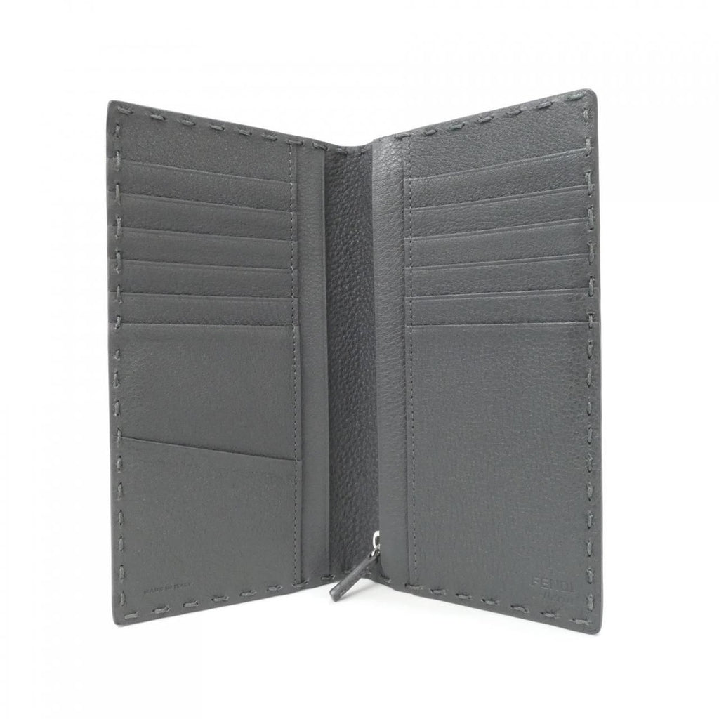 Fendi Selleria Wallet Silver Asfalto — view 5