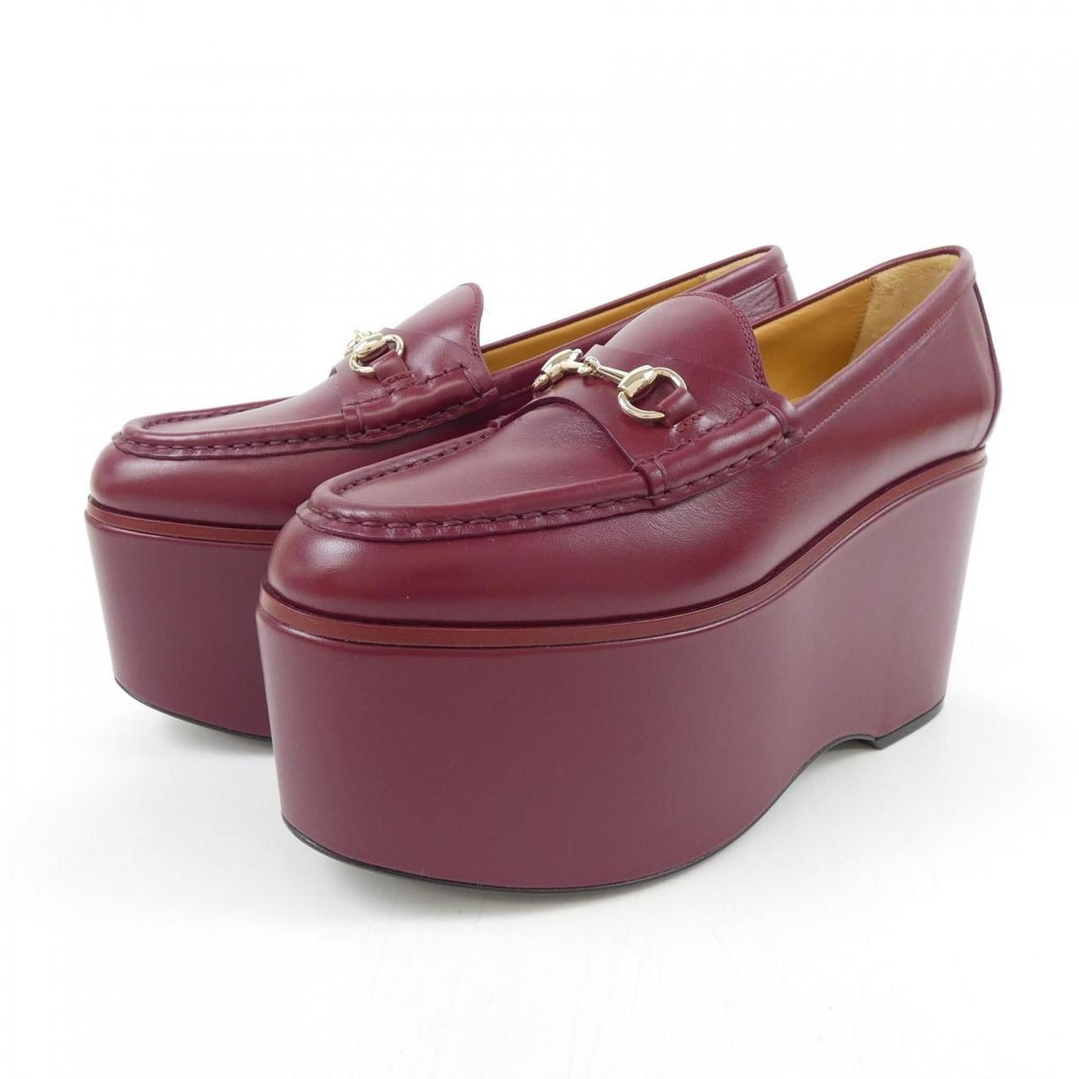 Gucci Horsebit Shoes Red 36 — view 3