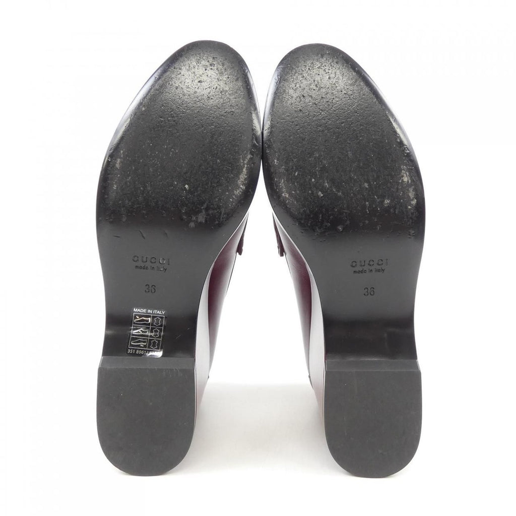 Gucci Horsebit Shoes Red 36 — view 4