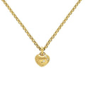 Dior Heart Metal Gold Necklace 0654