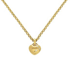 Dior Heart Metal Gold Necklace 0654