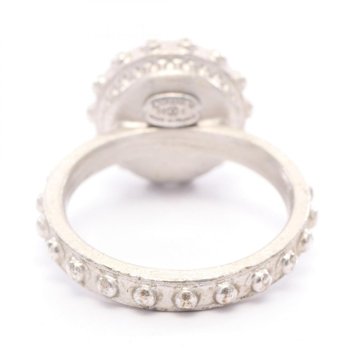 Chanel Ring CC Logo Stainless Steel — view 4