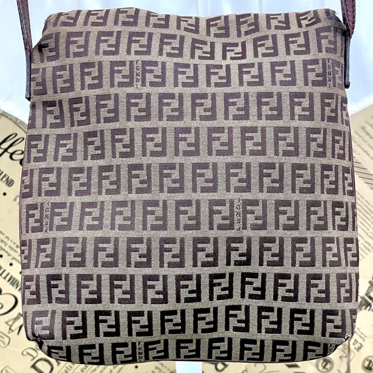 Fendi Shoulder Bag Zucca Pochette Smartphone Travel — view 2