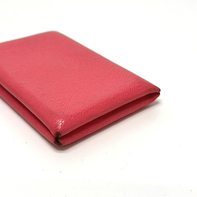 Hermes Card Case Calvi Epson Rose Azalea Pink — view 6