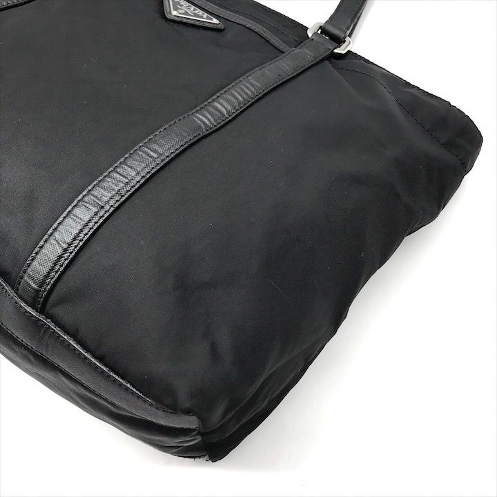 Prada Nylon Tessuto Saffiano Tote Black — view 4