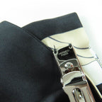 Hermes Grenelle Exlibris Barrette Silk Ribbon Hair — view 5