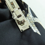 Hermes Grenelle Exlibris Barrette Silk Ribbon Hair — view 6