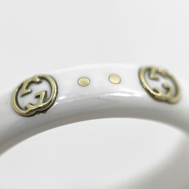 Gucci Icon Ring White Yellow — view 9