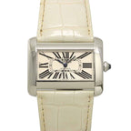 Cartier Tank Divan LM Watch Automatic Winding Silver