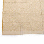 Chanel Large Shawl CC Mark Beige Wool Fringe — view 4