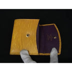 Louis Vuitton Coin Case Porte Monet Surnple Tassili Yellow Epi — view 4