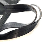 Prada Nylon Tote Handbag Triangle Plate Logo A4 Compartment Black Men — view 7