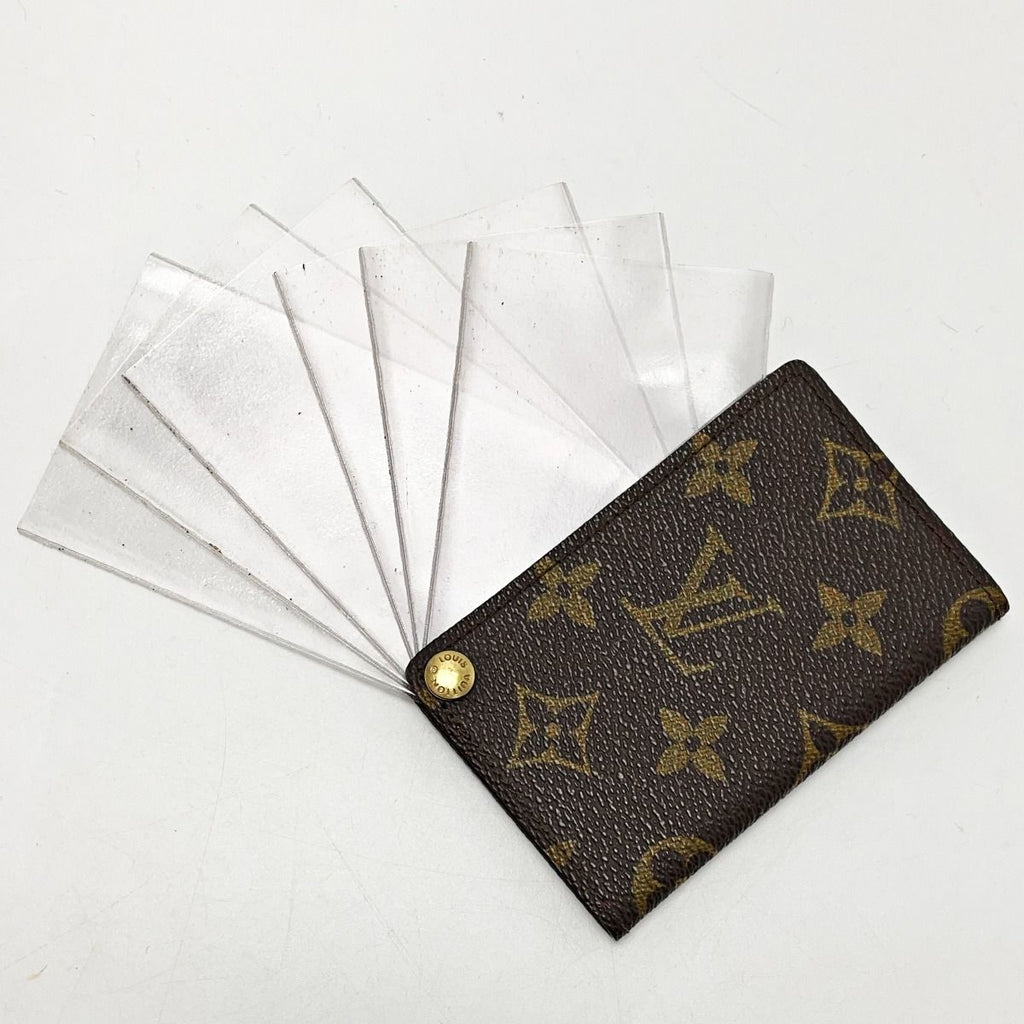 Louis Vuitton Monogram Card Holder Credit Press Ion Brown Case — view 4