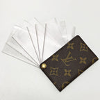 Louis Vuitton Monogram Card Holder Credit Press Ion Brown Case — view 4