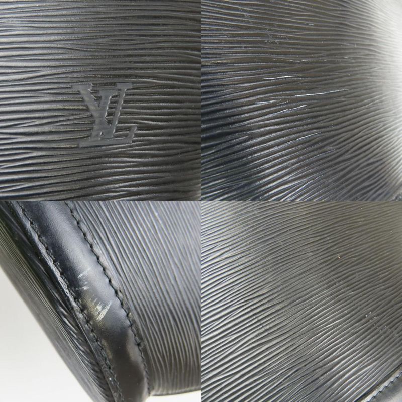Louis Vuitton Tote Bag Saint Jacques PM Epi Leather Noir Black — view 3