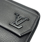 Louis Vuitton Wallet Aerogram Zippy Leather Black — view 4