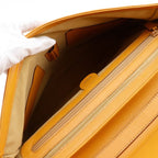 Gucci Vintage Calf Yellow Business Bag — view 6