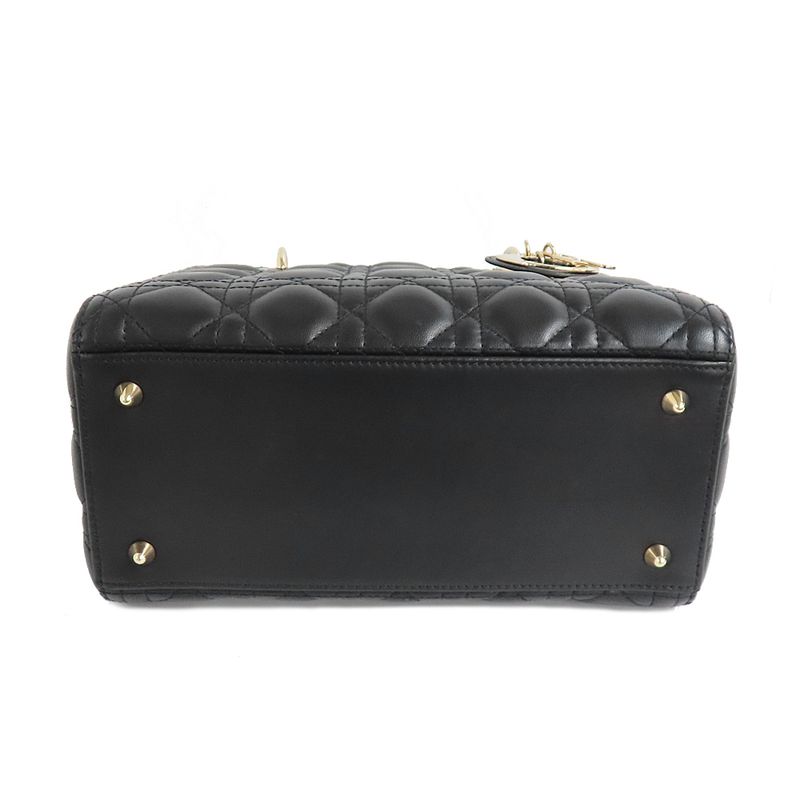Christian Dior Lady Medium Canaage 2WAY Hand — view 6