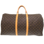 Louis Vuitton Keepall Bandouliere 60 Monogram Boston Bag 0665 — view 2