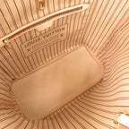 Louis Vuitton Current Neverfull MM Mon Monogram Tote Bag Camel Quartz — view 7