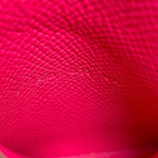 Hermes Card Case Red Pink Rouge Coup Rose Extreme — view 9