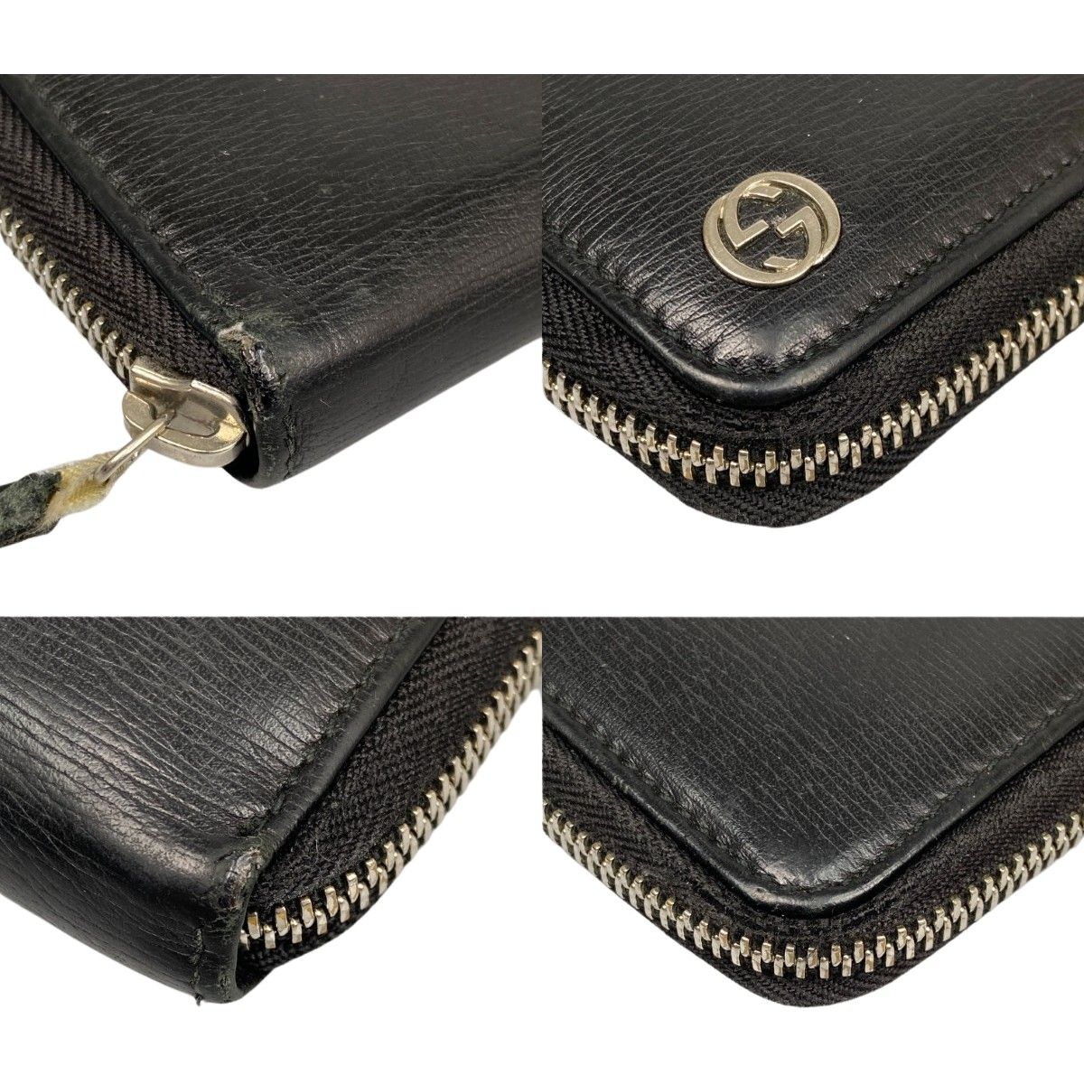 Gucci Round Zipper Long Wallet Interlocking G Shape Softening Yes — view 6