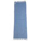 Loewe Scarf Light Blue Check Cleaned — view 2