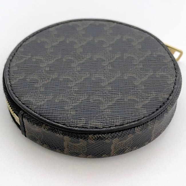 Celine Coin Case Black Triomphe 10 D22 Bq3.38 no — view 4