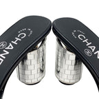 Chanel Mule Sandals Mirror Heel 94305 36 1 2 Size Coco Mark — view 8