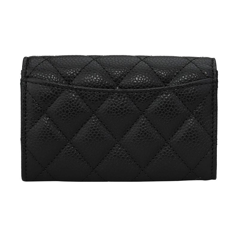 Chanel Card Case Porte-Cartes a Rabat Classic Noir Black — view 3