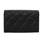 Chanel Card Case Porte-Cartes a Rabat Classic Noir Black — view 3