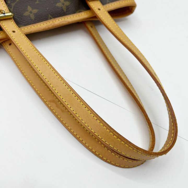 Louis Vuitton Monogram Petit Baguette Tote Bag Brown — view 5