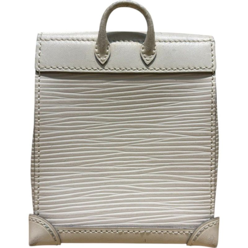 Louis Vuitton M6004 J Mini Steamer Bag Charm Ivory — view 2
