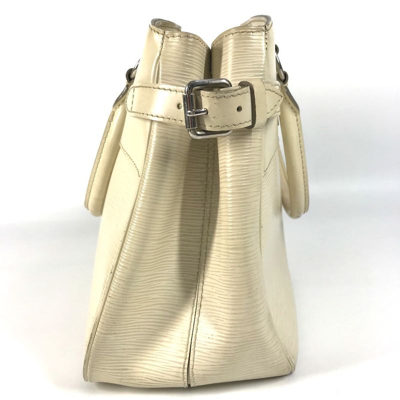 Louis Vuitton Handbag Passy PM M5926 J Epi Leather Ivoire White — view 4