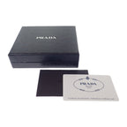 Prada L Shaped Zipper Coin Purse 1 Ml025 Case Saffiano Cypria Pink Beige — view 8