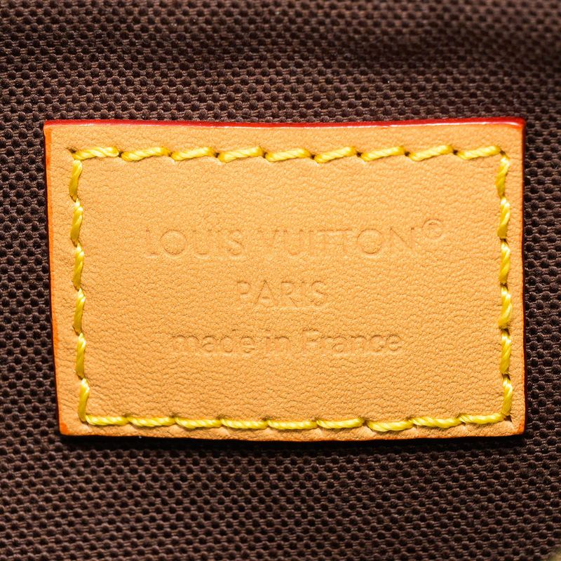 Louis Vuitton Shoulder Bag Pochette Liv Brown — view 9