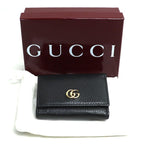Gucci GG Marmont Compact Wallet Trifold Black — view 8