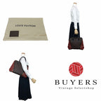 Louis Vuitton Tote W PM Monogram Tuftage Red Logo — view 9